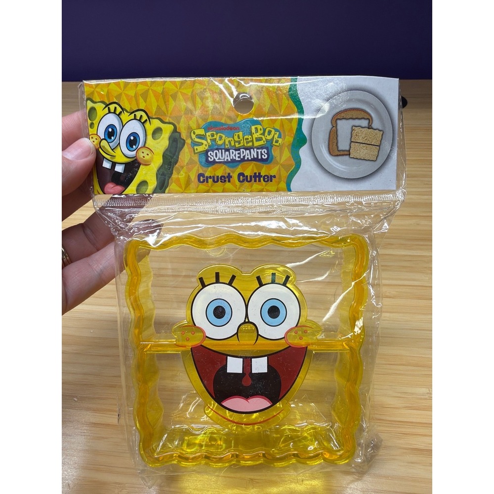 NEW SpongeBob SquarePants Crust Cutter Sandwich Bread Cutter Nickelodeon